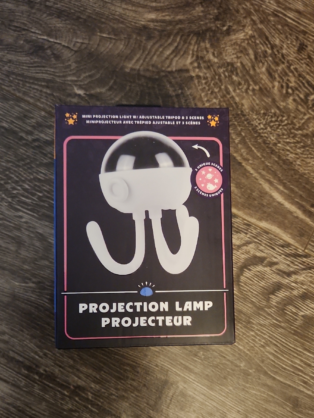 Mini Projection Light/Lamp with Adjustable Tripod & 3 Unique Scenes - BRAND NEW